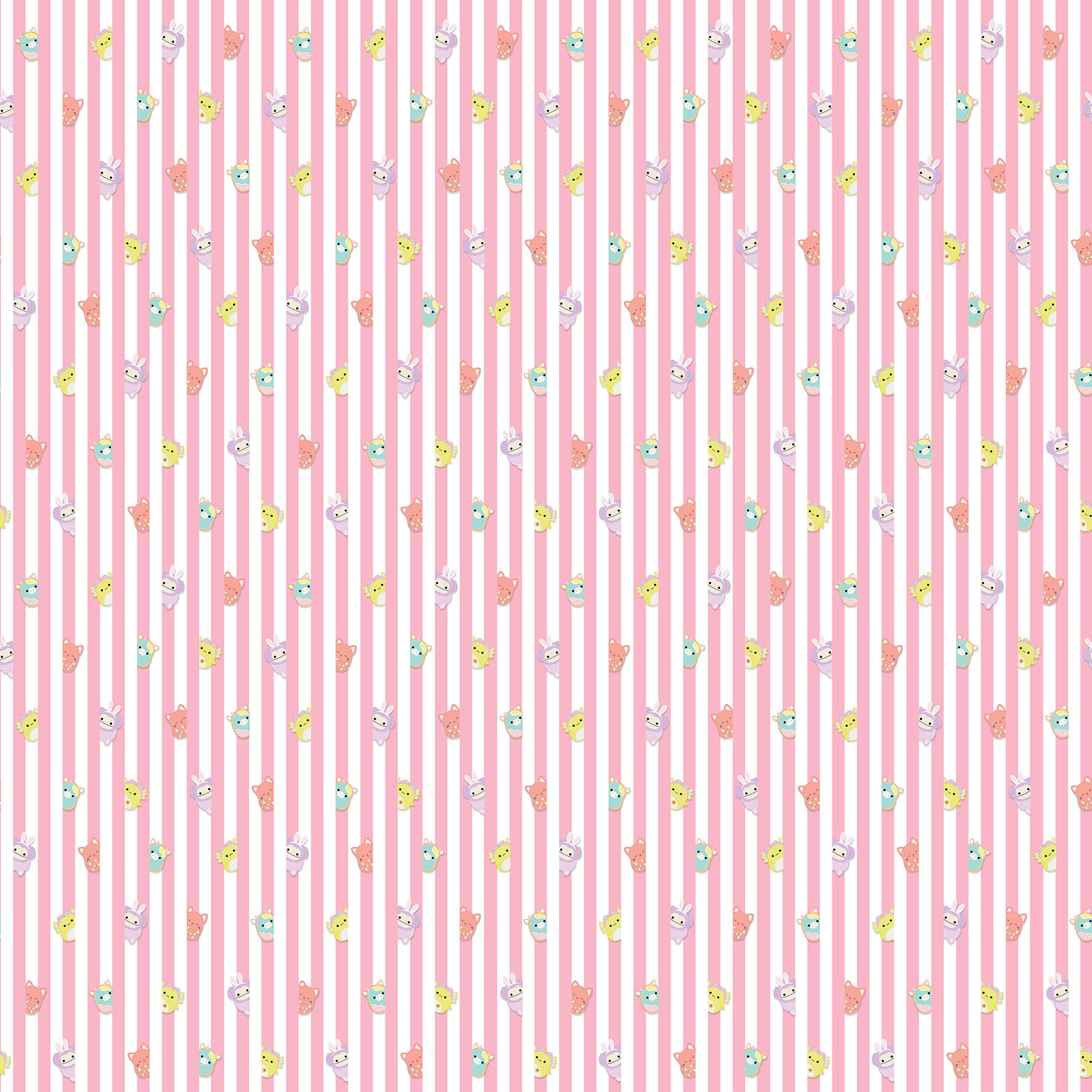 Licensed Squishmallows Springtime SQ1017-61 SQ1017-61 Cotton Woven Fab ...