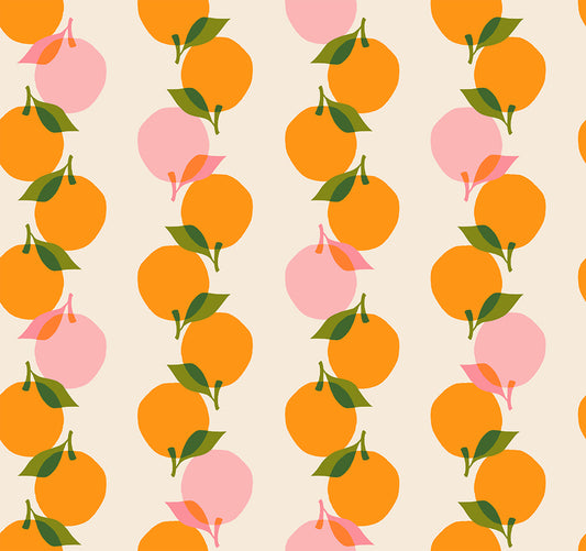 PREORDER ITEM - EXPECTED SEPTEMBER: Juicy by Melody Miller of Ruby Star Society Stacked Up Orange    RS0090.11 Cotton Woven Fabric