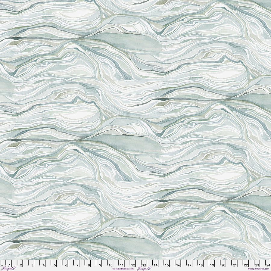 Brushstrokes by Shell Rummel Steady Hand Misty Large    PWSR082.MISTY Cotton Woven Fabric