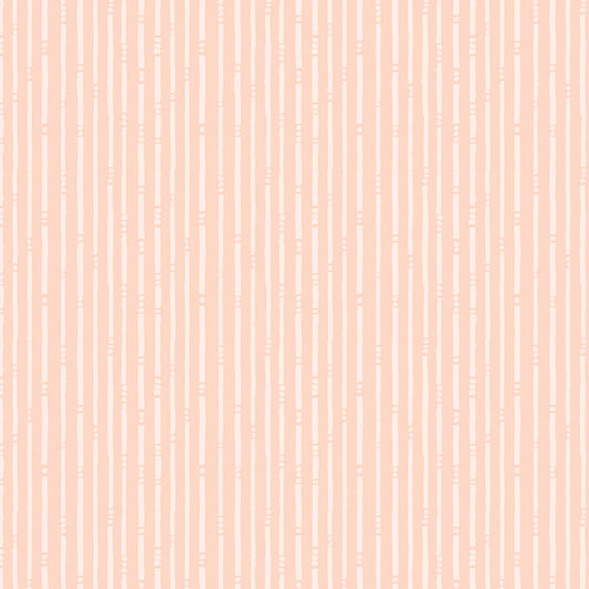 Serenity Blooms by Ginger Deverell Stripes Peach SR24519 Cotton Woven Fabric