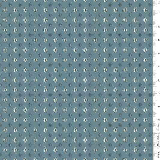 John Wayne American West by John Wayne Collection Sun Denim C16626-DENIM Cotton Woven Fabric