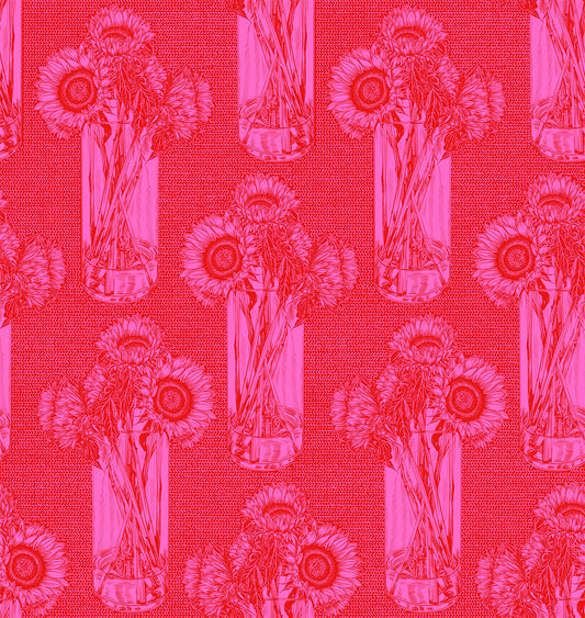 Indelible by Anna Maria Textiles Sunflowers Candy AMT1004-28C Cotton Woven Fabric