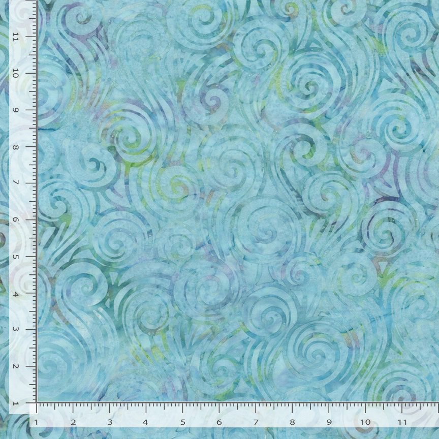 Tonga Paradise Batik Swirls Waves  Surf   TONGA-B2199 Cotton Woven Fabric