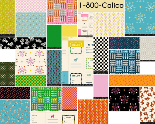Preorder October 2026: 1-800-Calico FY Bundle of 26 Fabrics and 3 Panels by Alexia Marcelle Abegg of RSS