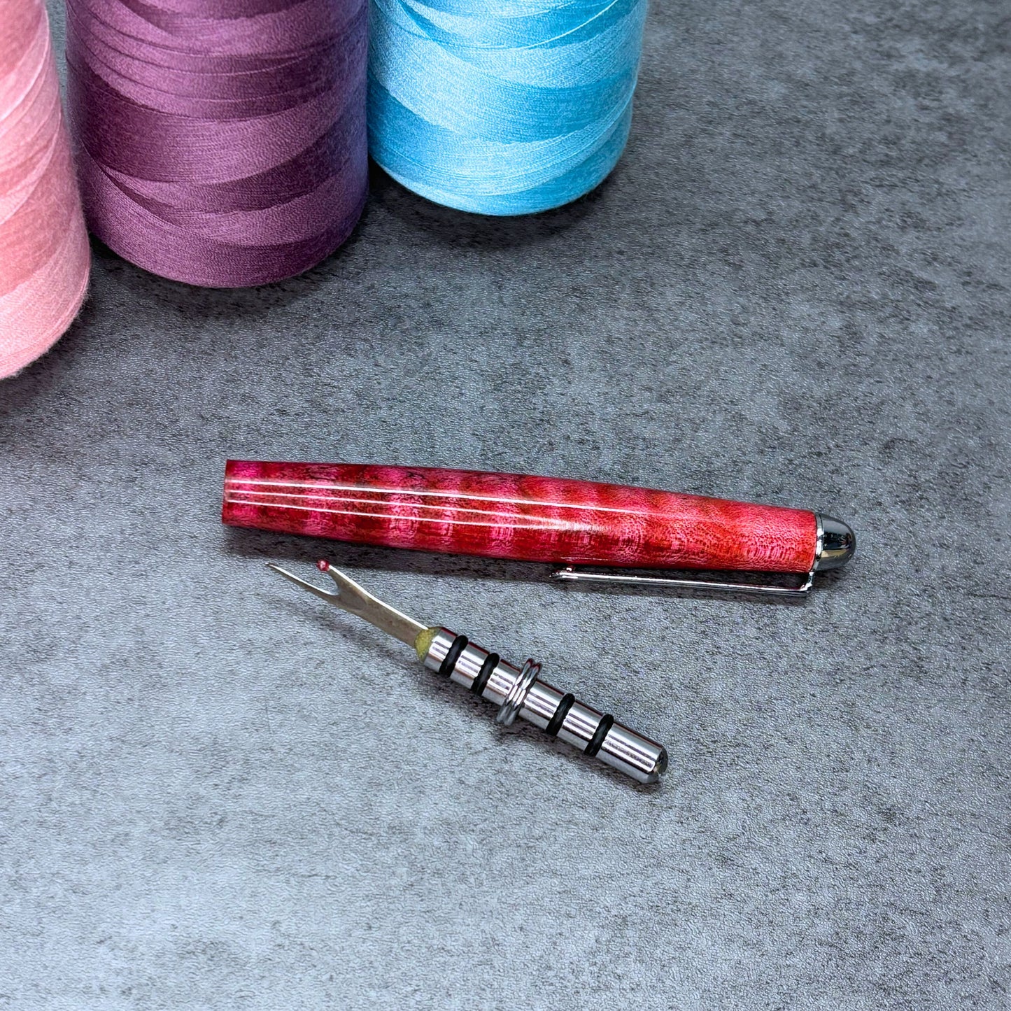 Seam Ripper Rose Silver by Fetch Woodcrafts