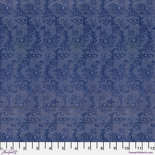 Tim Holtz Eclectic Element Palette Tapestry Indigo    PWTH296.INDIGO Cotton Woven Fabric