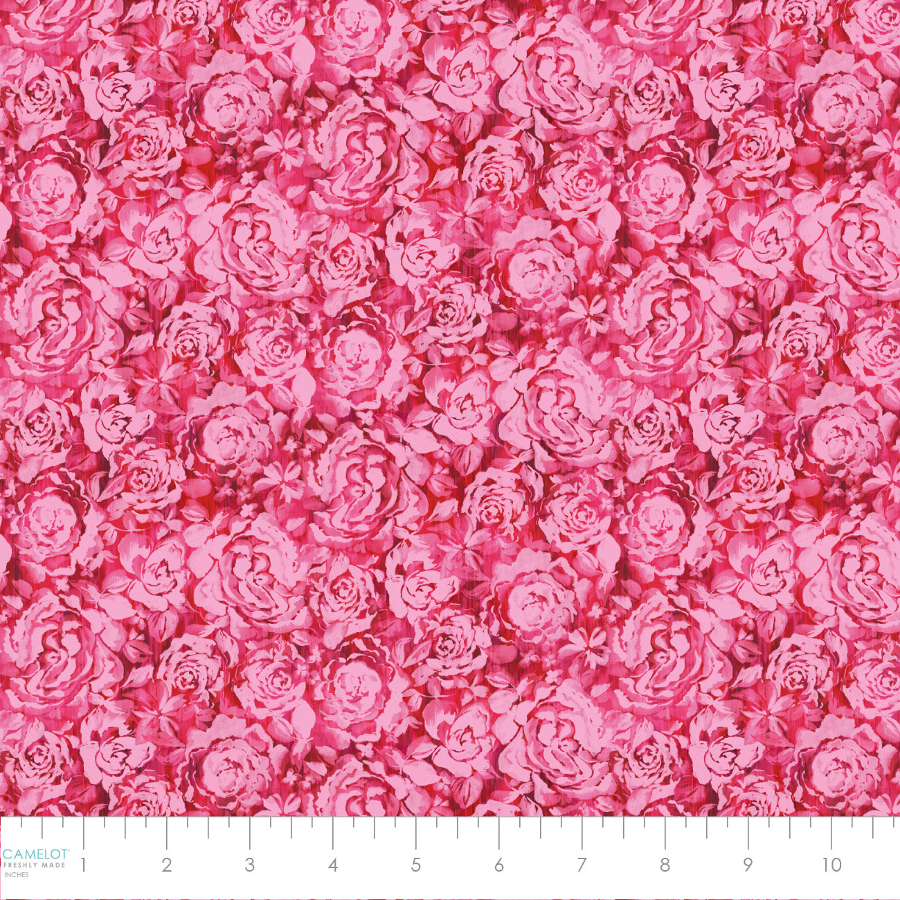 PREORDER ITEM - EXPECTED DECEMBER 2024: Daphne Textured Roses Pink    21231303-01 Cotton Woven Fabric