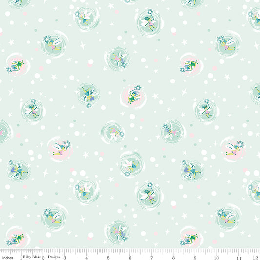 Forever Neverland by Jill Howarth Tink Mist C15904-MIST Cotton Woven Fabric