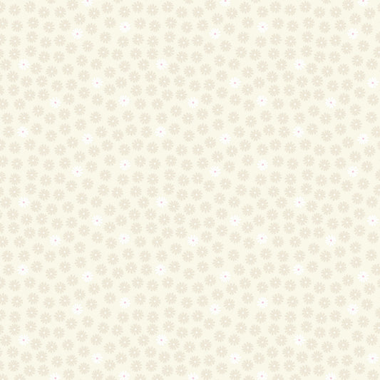 New Arrival: Glow Fairies (Glow in the Dark) Tiny Glow Daisy on Cream    A869.1 Cotton Woven Fabric