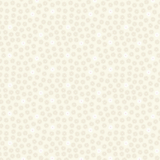 Glow Fairies (Glow in the Dark) Tiny Glow Daisy on Cream A869.1 Cotton Woven Fabric