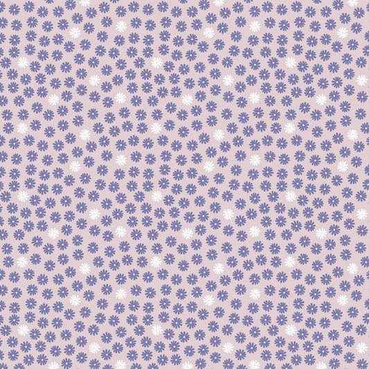 Glow Fairies (Glow in the Dark) Tiny Glow Daisy on Pink A869.2 Cotton Woven Fabric