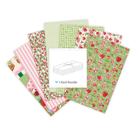 Preorder November 2026: The World of Strawberry Shortcake 1 Yard Bundle Green and 1 Panel 1YD-18560G-7