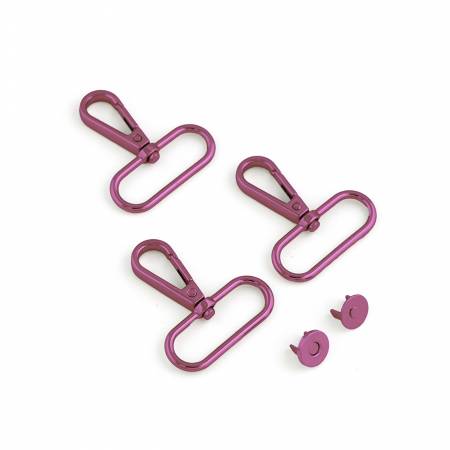 New Arrival: Tula Pink Purse Hardware Tula Clip-On Hardware Kit   LST307P Kit