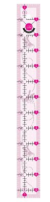Tula Pink Hardware 1.5”  x 12.5” Non Slip Bee Ruler  TP1x12