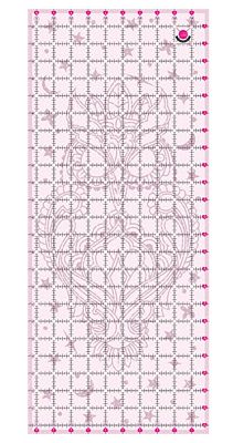 Tula Pink Hardware 10.5”  x 24.5” Non Slip Owl Ruler  TP10x24