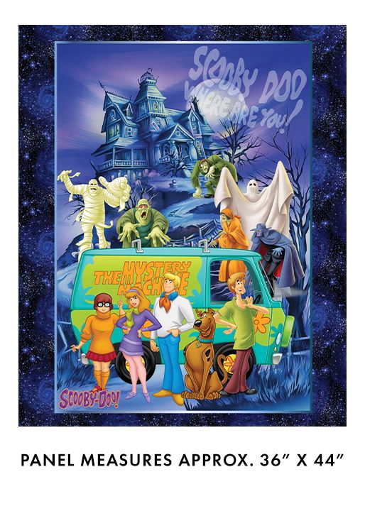 Preorder May 2027: Scooby-Doo 2027 36" Mystery Panel Multi 15553-99