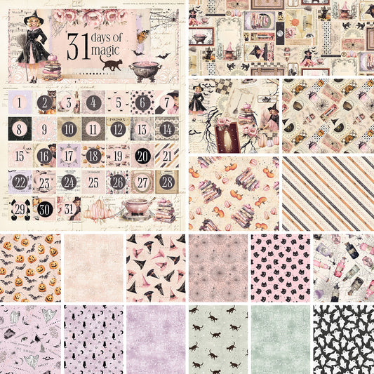 Preorder June 2027: Magic Spells FY Bundle of 17 Prints and 1-36" Panel