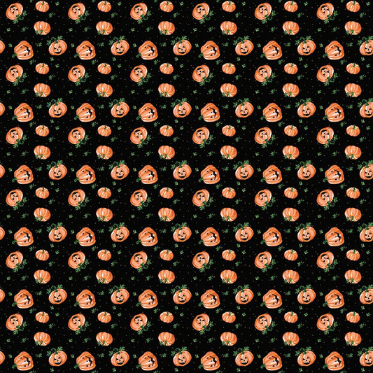 Preorder Apr 2027: Cobweb Cottage Pumpkin Toss Licorice Sparkle SC19082-LICORICE