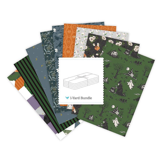 Preorder Apr 2027: Cobweb Cottage 1-Yd Bundle of 9 Prints Pickle 19080PI-9
