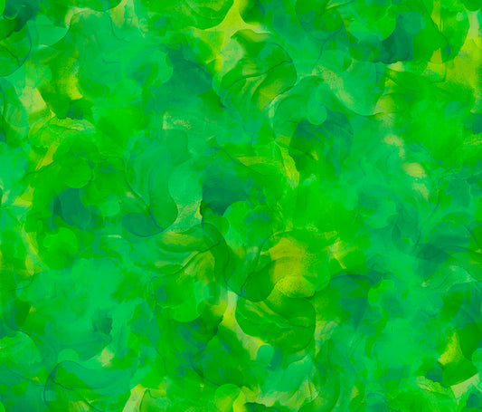 Aura Watercolor Blender Green     30198G Cotton Woven Fabric