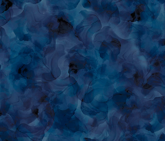 New Arrival: Aura Watercolor Blender Midnight    30198W Cotton Woven Fabric