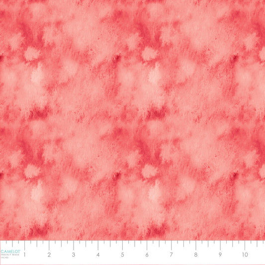 Daphne Watercolor Wash Coral 21231306-03 Cotton Woven Fabric