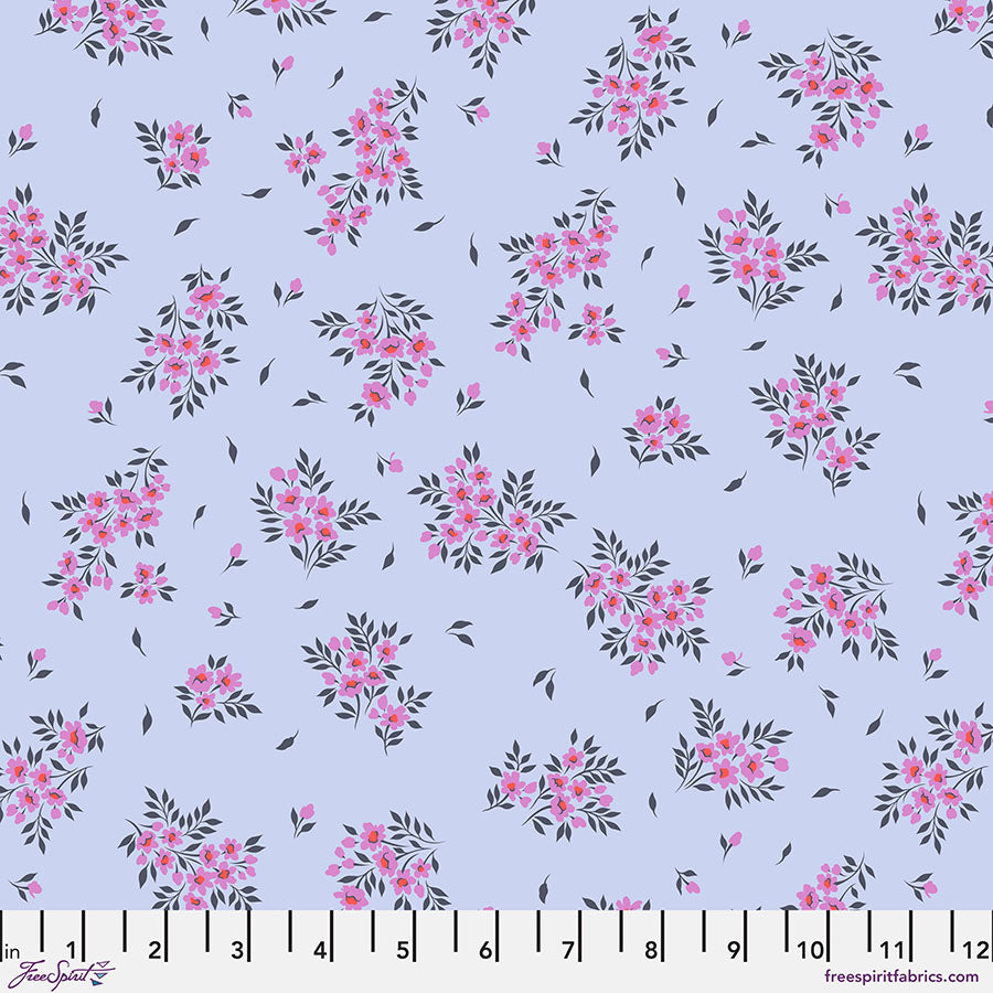 PREORDER ITEM - EXPECTED APRIL:  Tula Pink’s New True Colors 2025 What a Ditz Frost    PWTP253.FROST Cotton Woven Fabric