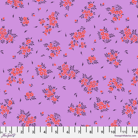 Tula Pink’s New True Colors 2025 What a Ditz Heliotrope    PWTP253.HELIOTROPE Cotton Woven Fabric