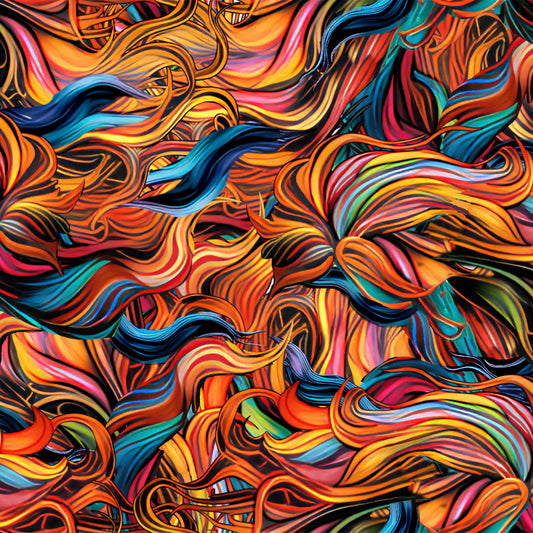 Drinkers of the Wind by Romantz Art Windblown Multi 22356-MLT Cotton Woven Fabric