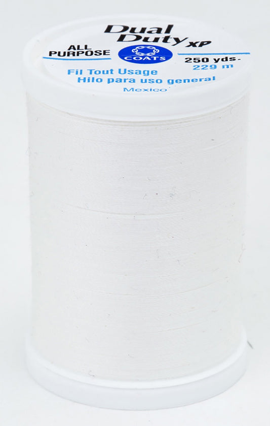 Dual Duty XP All Purpose Polyester Thread Winter White   S9100150
