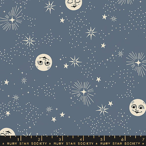 Good Spirits by Ruby Star Society Wise Moons Ghostly    RS5136.12 Cotton Woven Fabric