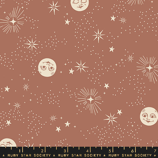 PREORDER ITEM - EXPECTED JULY 2024: Good Spirits by Ruby Star Society Wise Moons S'mores    RS5136.11 Cotton Woven Fabric