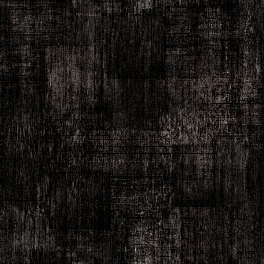 PREORDER ITEM - EXPECTED JANUARY 2025: Into The Woods by Dan Morris Wood Texture Blender Black    30840J Cotton Woven Fabric