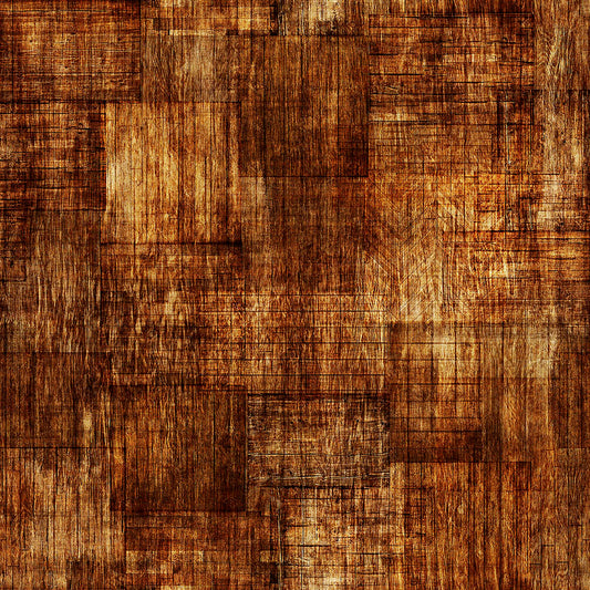 Into The Woods by Dan Morris Wood Texture Blender Brown 30840AS Cotton Woven Fabric