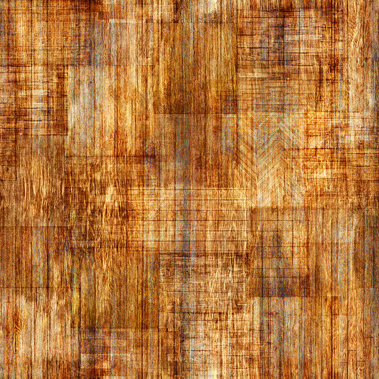 Into The Woods by Dan Morris Wood Texture Blender Caramel 30840AT Cotton Woven Fabric