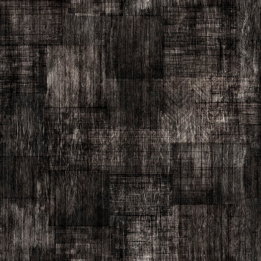 Into The Woods by Dan Morris Wood Texture Blender Coal 30840JK Cotton Woven Fabric