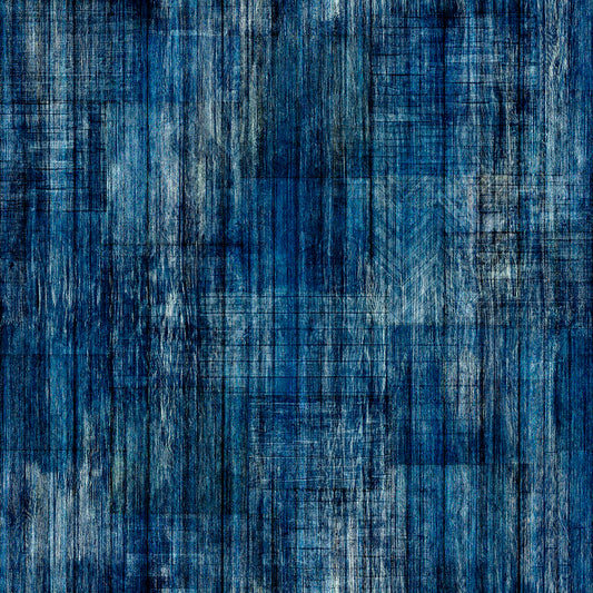 Into The Woods by Dan Morris Wood Texture Blender Liberty Blue 30840BN Cotton Woven Fabric