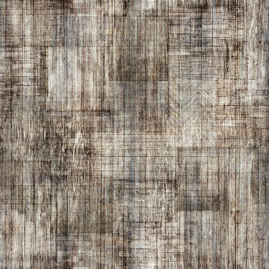Into The Woods by Dan Morris Wood Texture Blender Steel 30840KZ Cotton Woven Fabric