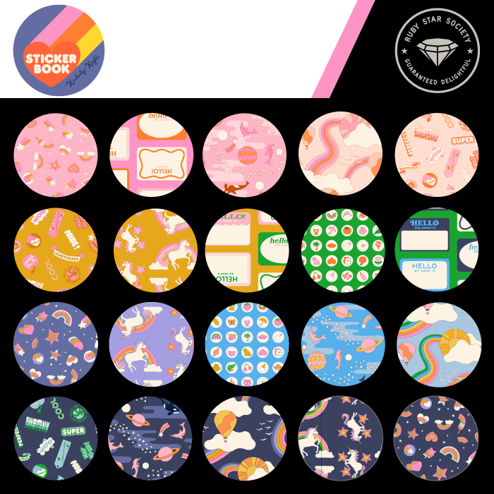 Preorder June 2027: Sticker Book HY Bundle of 22 Fabrics by RSS