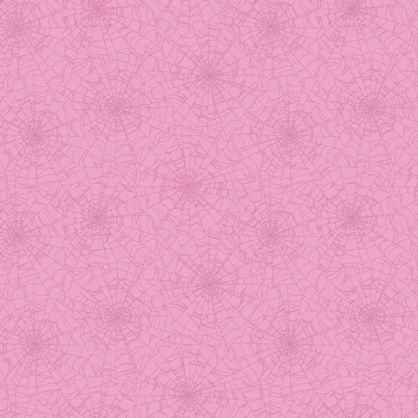 Preorder June 2027: Wednesday's Child Cobweb Pink Orange 3078-22 Fabric