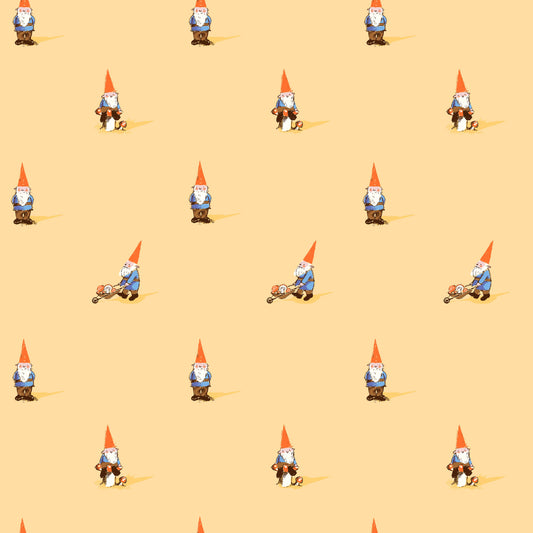 Preorder July 2026: Heather Ross Favorites Yellow Gnomes 54324D-2 by Heather Ross