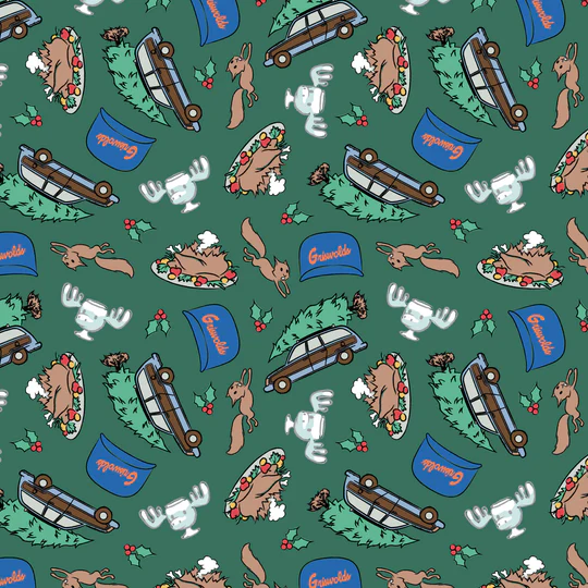 Preorder July 2026: National Lampoons Christmas Vacation Green Xmas Vacation Toss 23150123-01 by Camelot