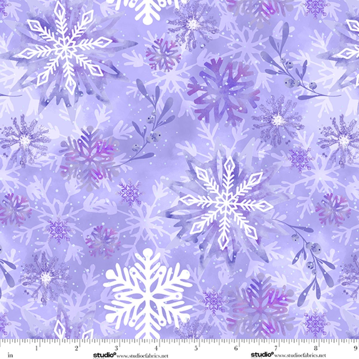 Preorder September 2026: Ice Stellar 108" Widebacks 9191-57 Soft Purple Snowflakes by Vero Woods