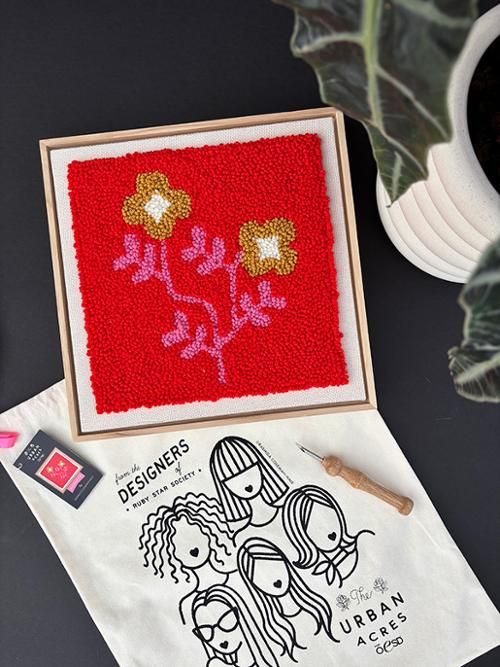 Preorder March 2026: Punch Needle Blossom Kit UA2008 BOX by Rashida Coleman-Hale of RSS