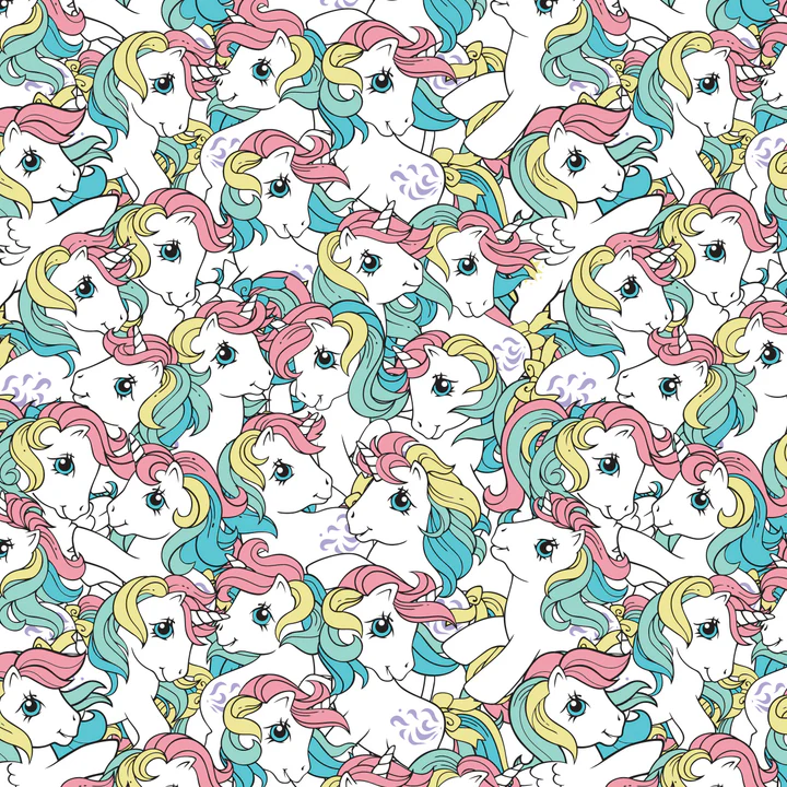 Preorder September 2026: Licensed My Little Pony Retro White Pony Stack 9501020301 by Hasbro