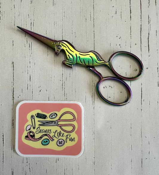 Seams Like Fun Vinyl Sticker (TFCS Exclusive Sticker)