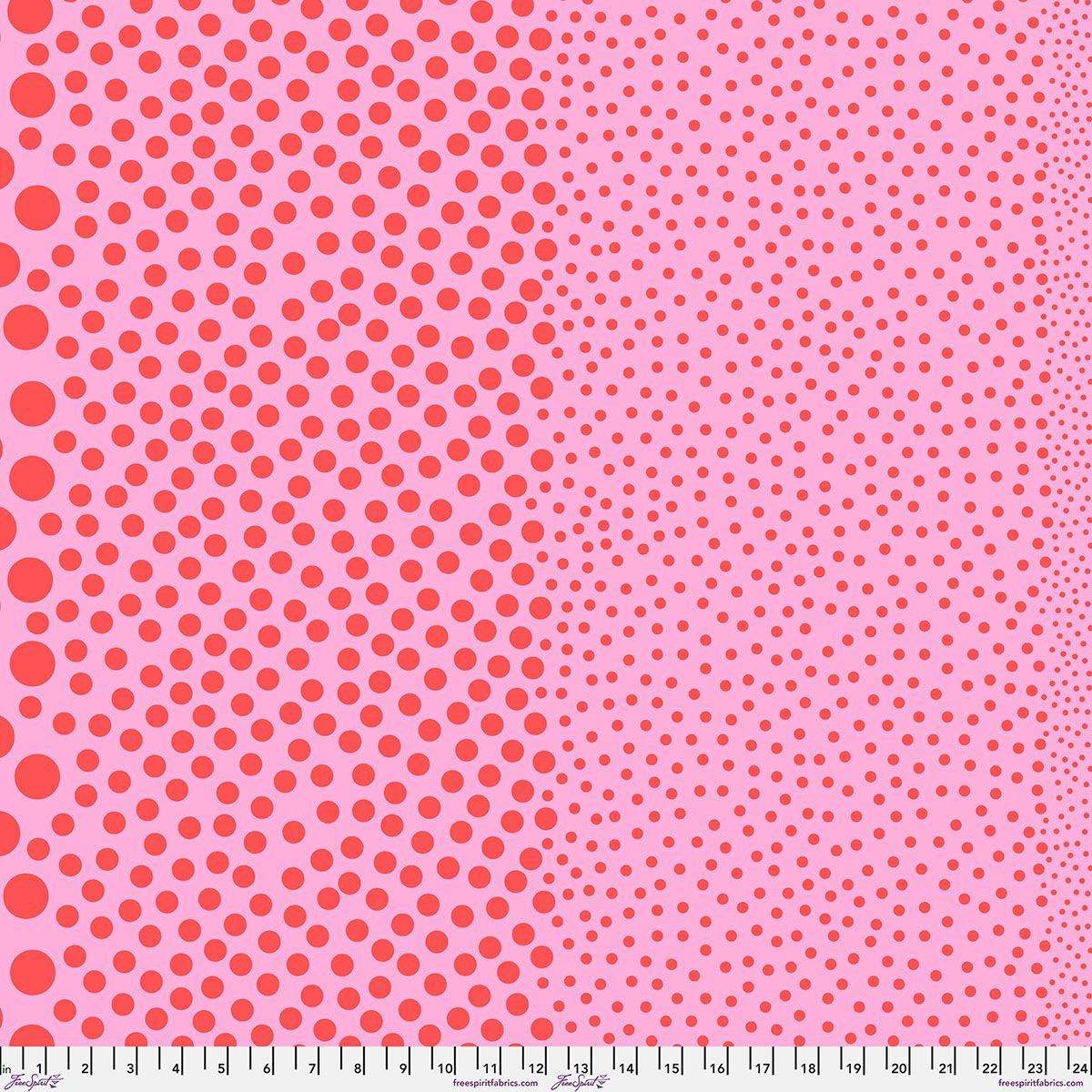 Preorder March 2027: Tula Pink True Colors Sticks and Stones PWTP299.Watermelon