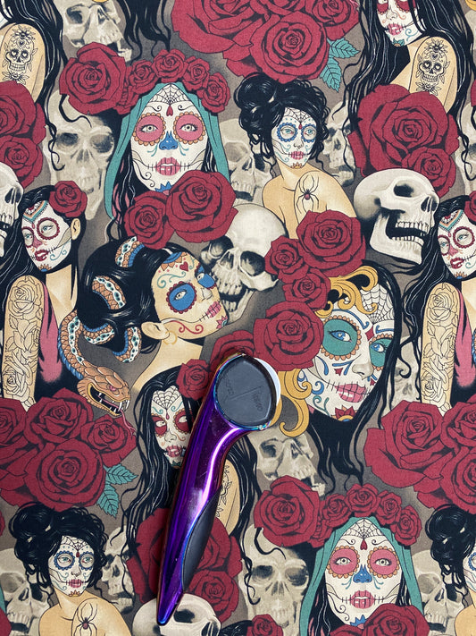 Nicole's Prints Nocturna Dark    8664B Cotton Woven Fabric