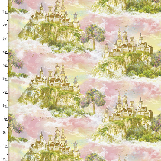 Princess Dreams by Image World Pink 21533-PNK Cotton Woven Fabric