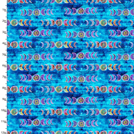 Stargazer by Dean Russo Blue 21640-BLU Cotton Woven Fabric